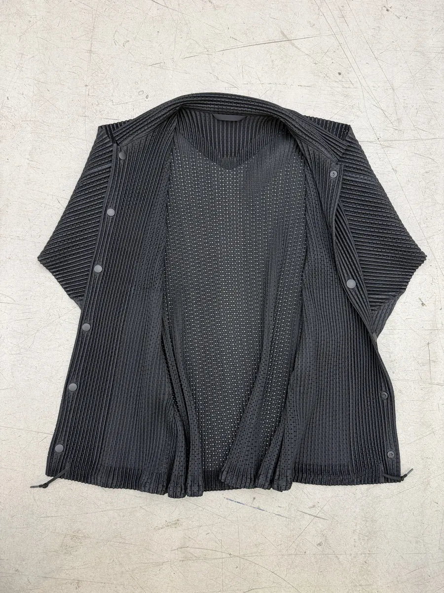 Issey Miyake Pleats Black Japan Shirt TXoMwPl 3