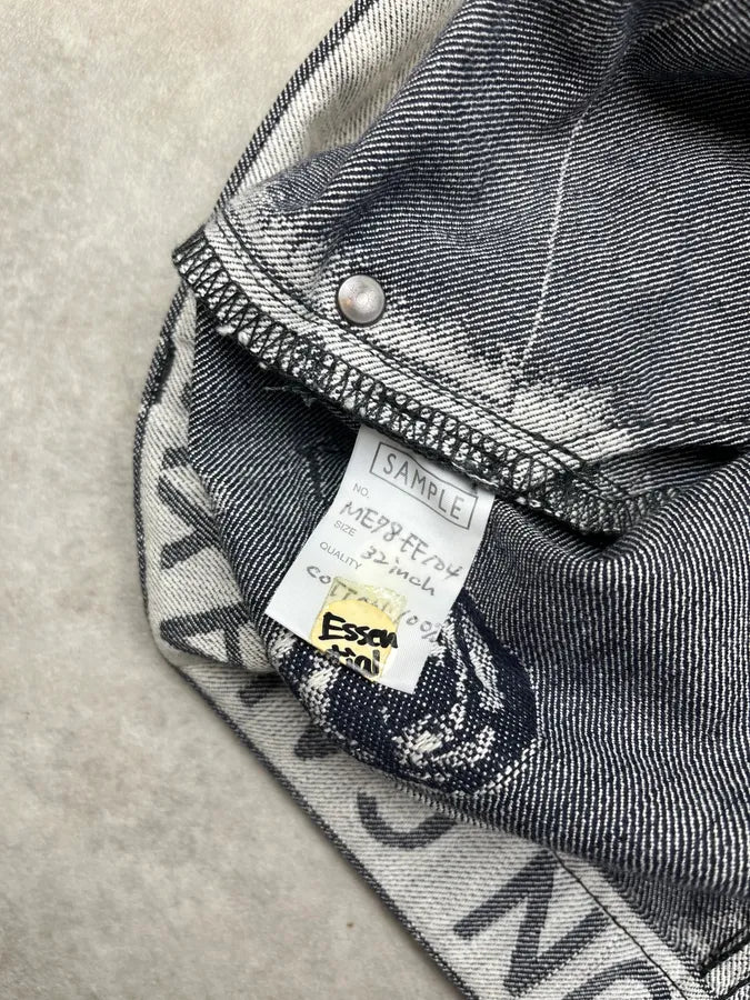 Issey Miyake Sample APOC Grey Denim Jeans eDIYenI 10