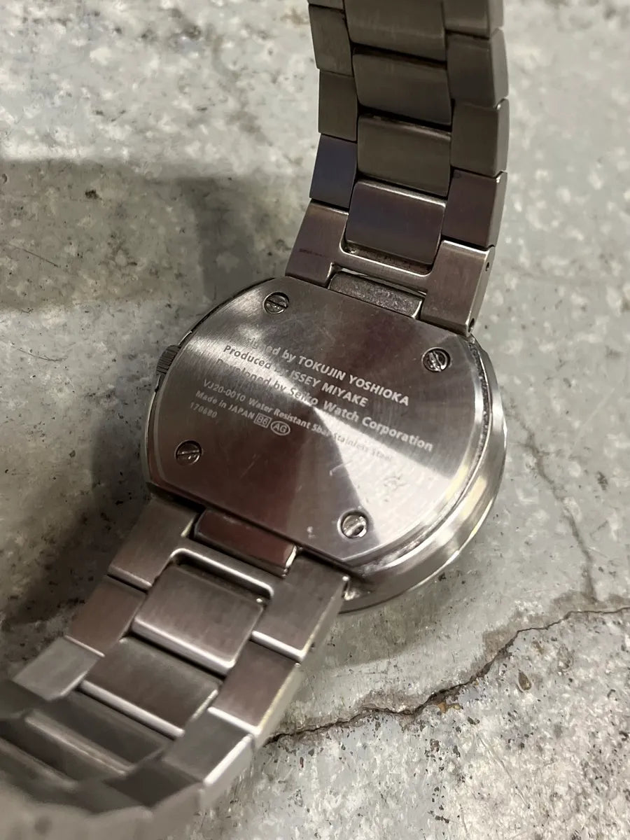 Issey Miyake TO Silver Watch Designed by Tokujin Yoshioka (OS) yCrkAMg 7