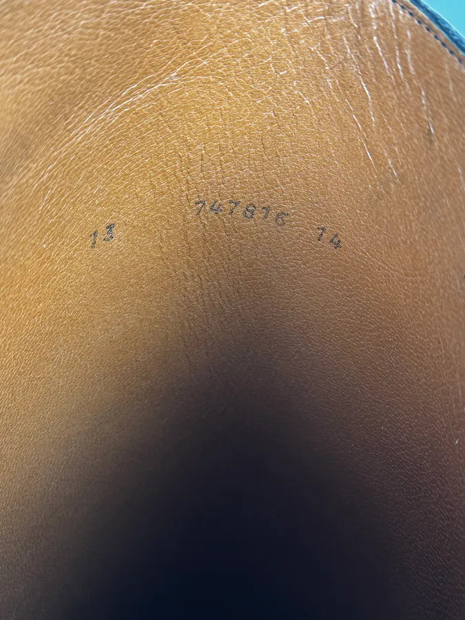 J.M. Weston Black Ankle Leather Western Boots vIbldYn 5