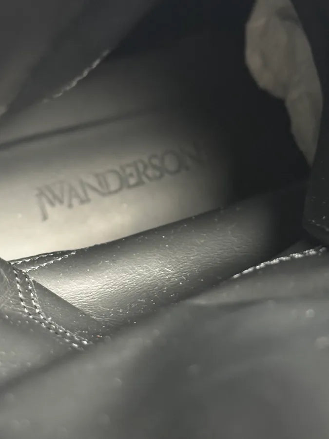 J.W. Anderson Black Ultra Zip Ankle Leather Boots RefgQag 6