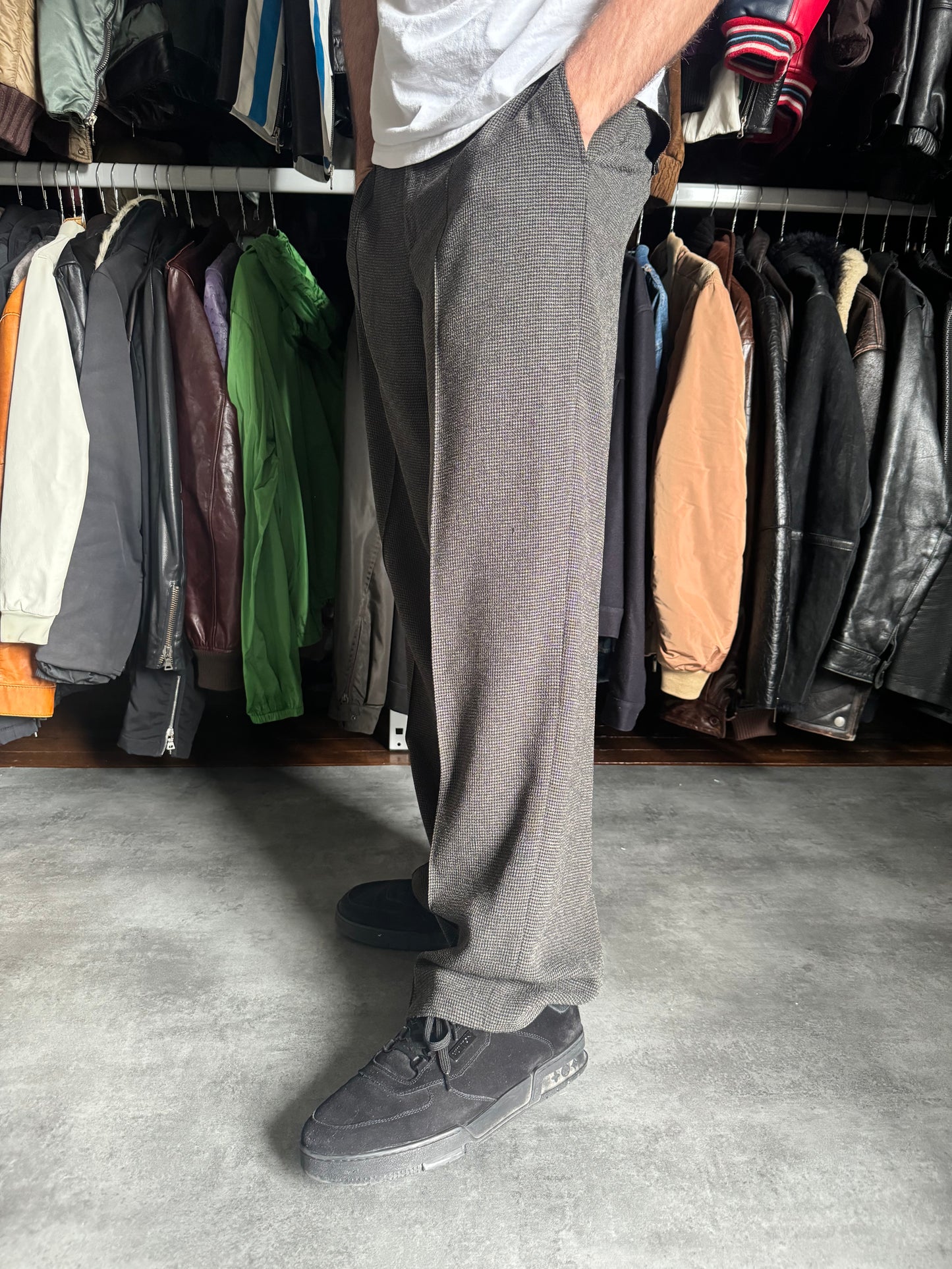 1980s Giorgio Armani Smooth Cozy Pants  (L) - 2