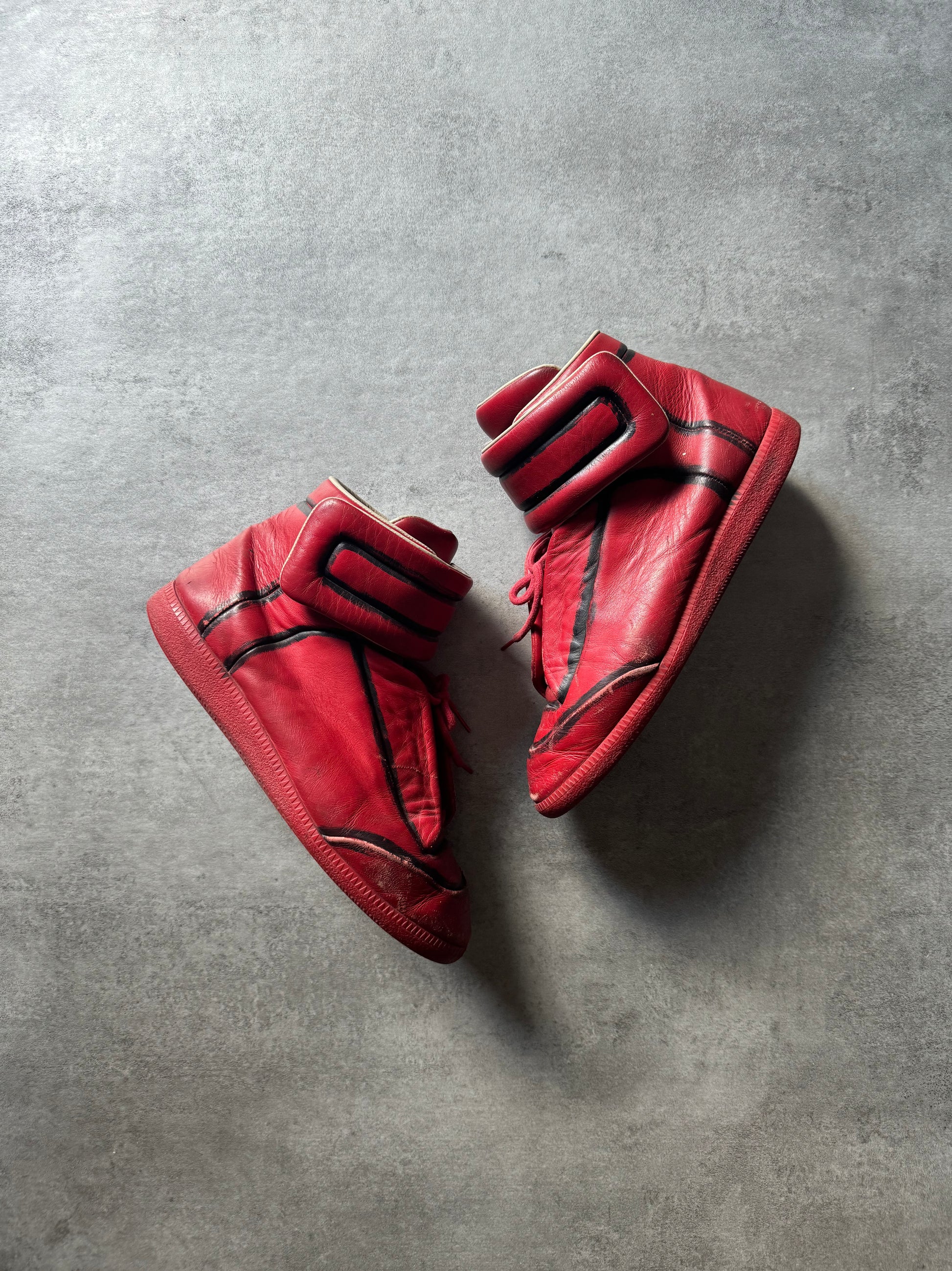 Maison Margiela Future High Red 42eu us8 5 Dolce Vita Hub