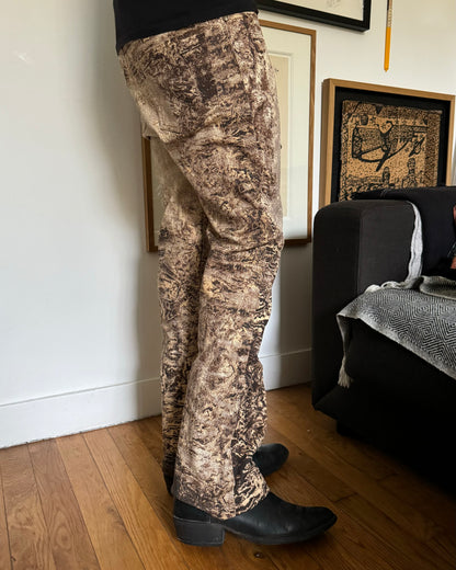 AW2000 Roberto Cavalli Sand Erosion Pants  (S) - 5