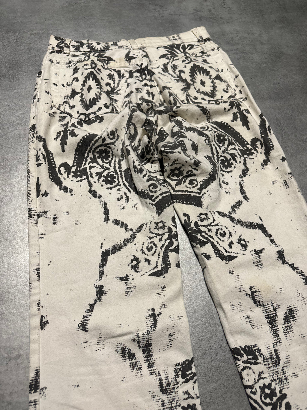 1990s Roberto Cavalli Royal Arabic Mozaic Pants (S) - 3