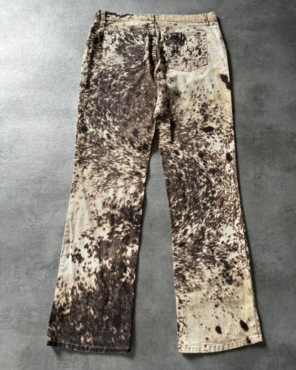 FW1999 Roberto Cavalli Furry Cawprint Movement Pants (M) - 2