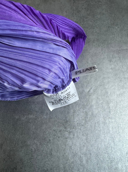 SS2024 Issey Miyake Pleats Please Polyester Purple Tote Bags (OS) - 7