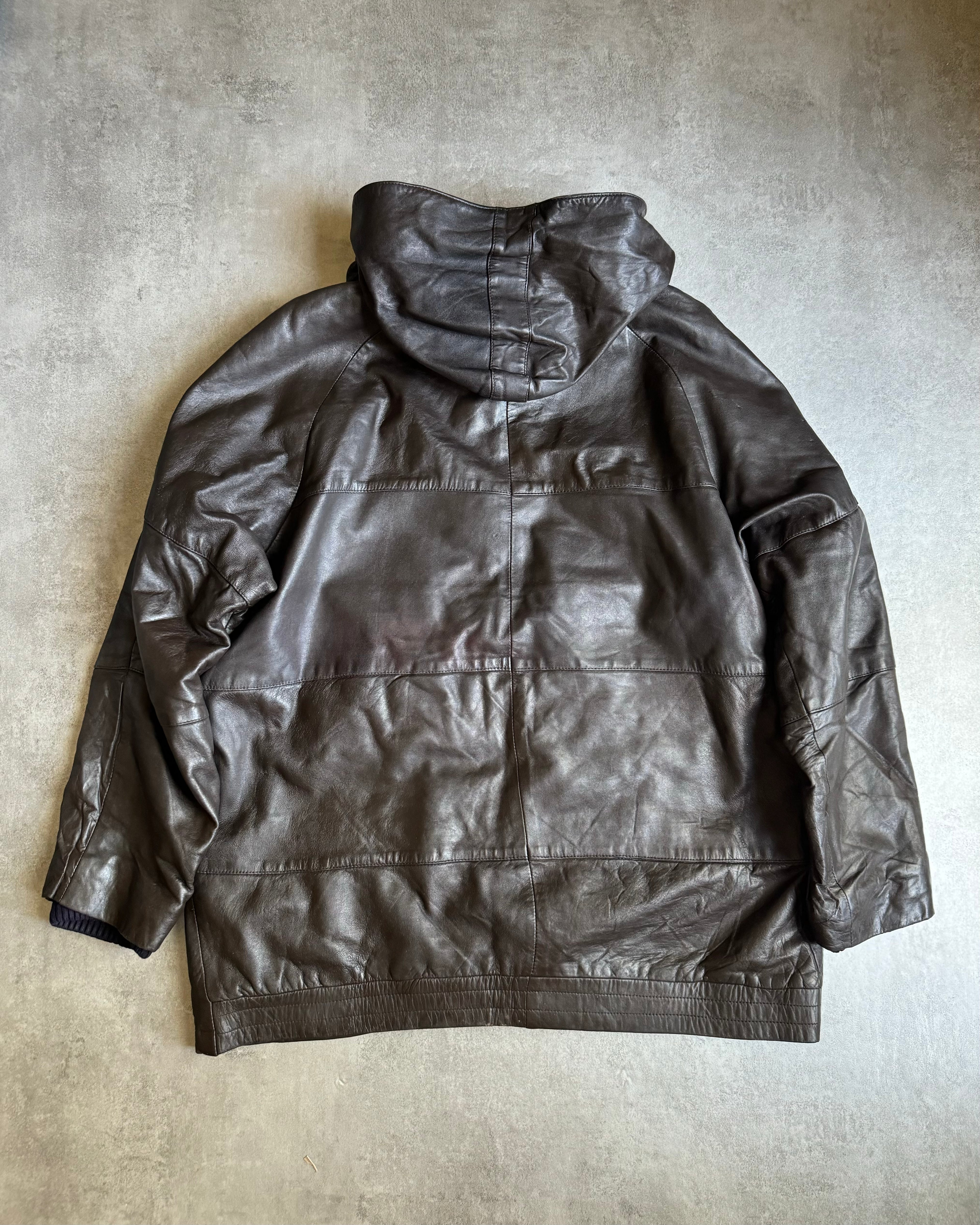 1980s Giorgio Armani Brown Leather Jacket – Dolce Vita Hub 1980s Giorgio Armani Brown Leather Jacket – Dolce Vita Hub