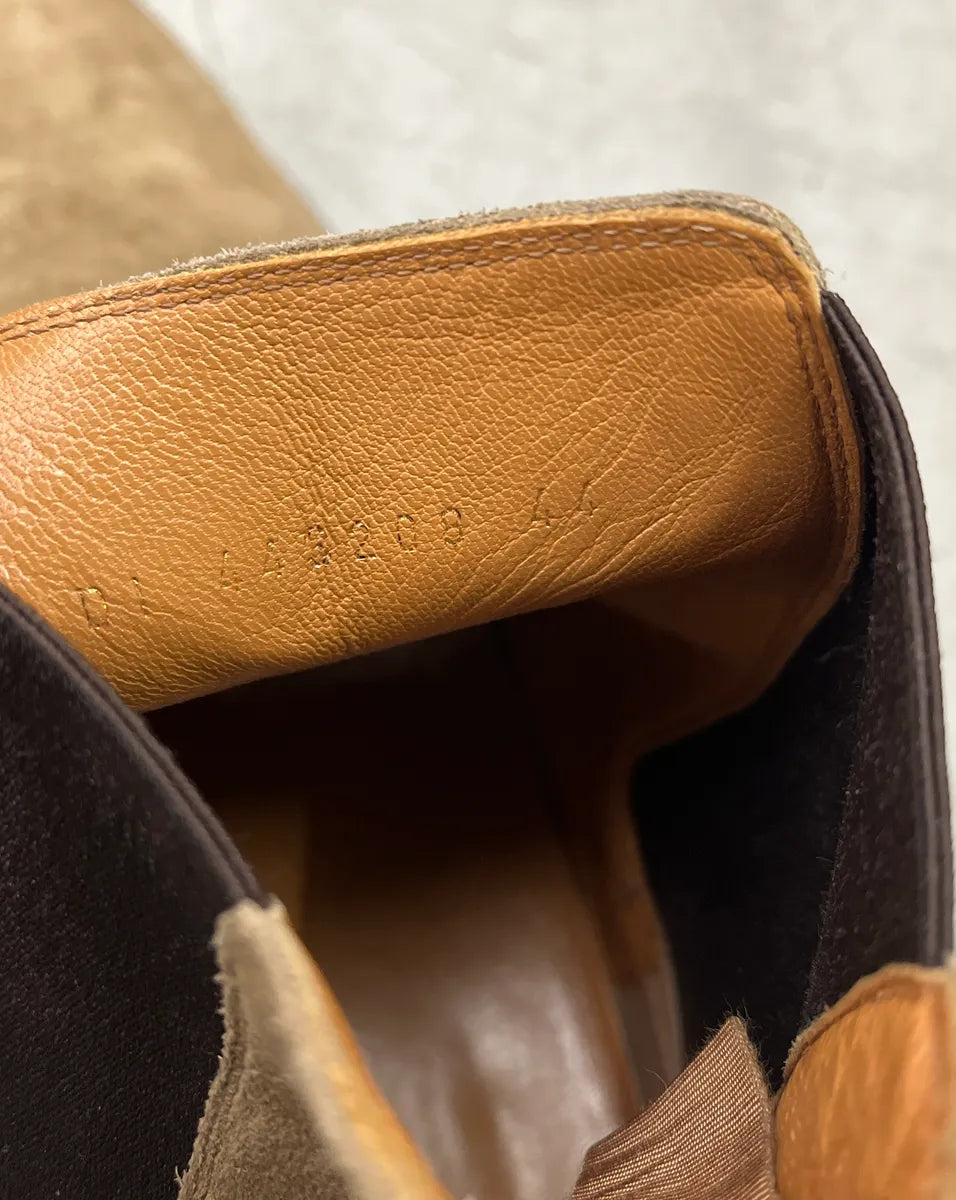 2010s Saint Laurent Beige Suede Chelsea Boots jKQvuuiR 9