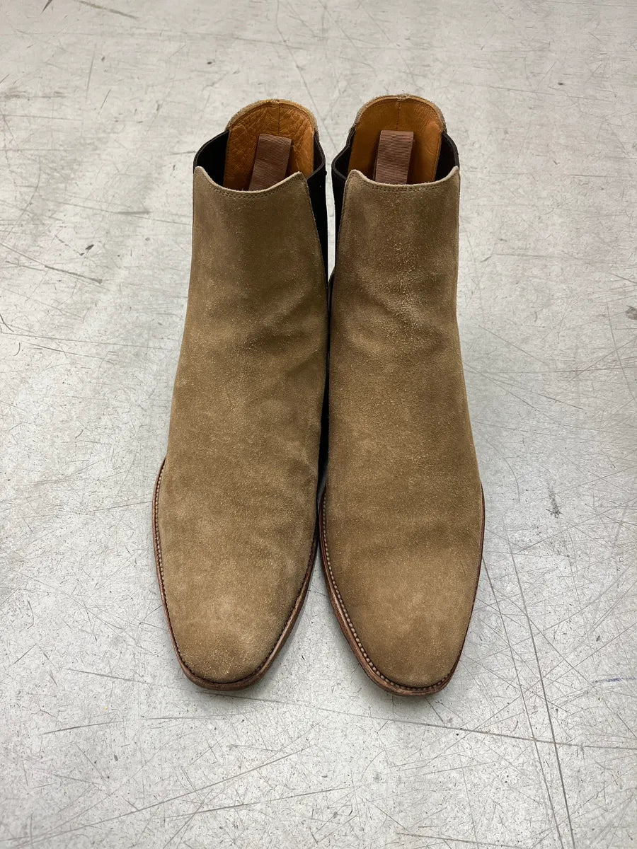 2010s Saint Laurent Beige Suede Chelsea Boots jKQvuuiR 4