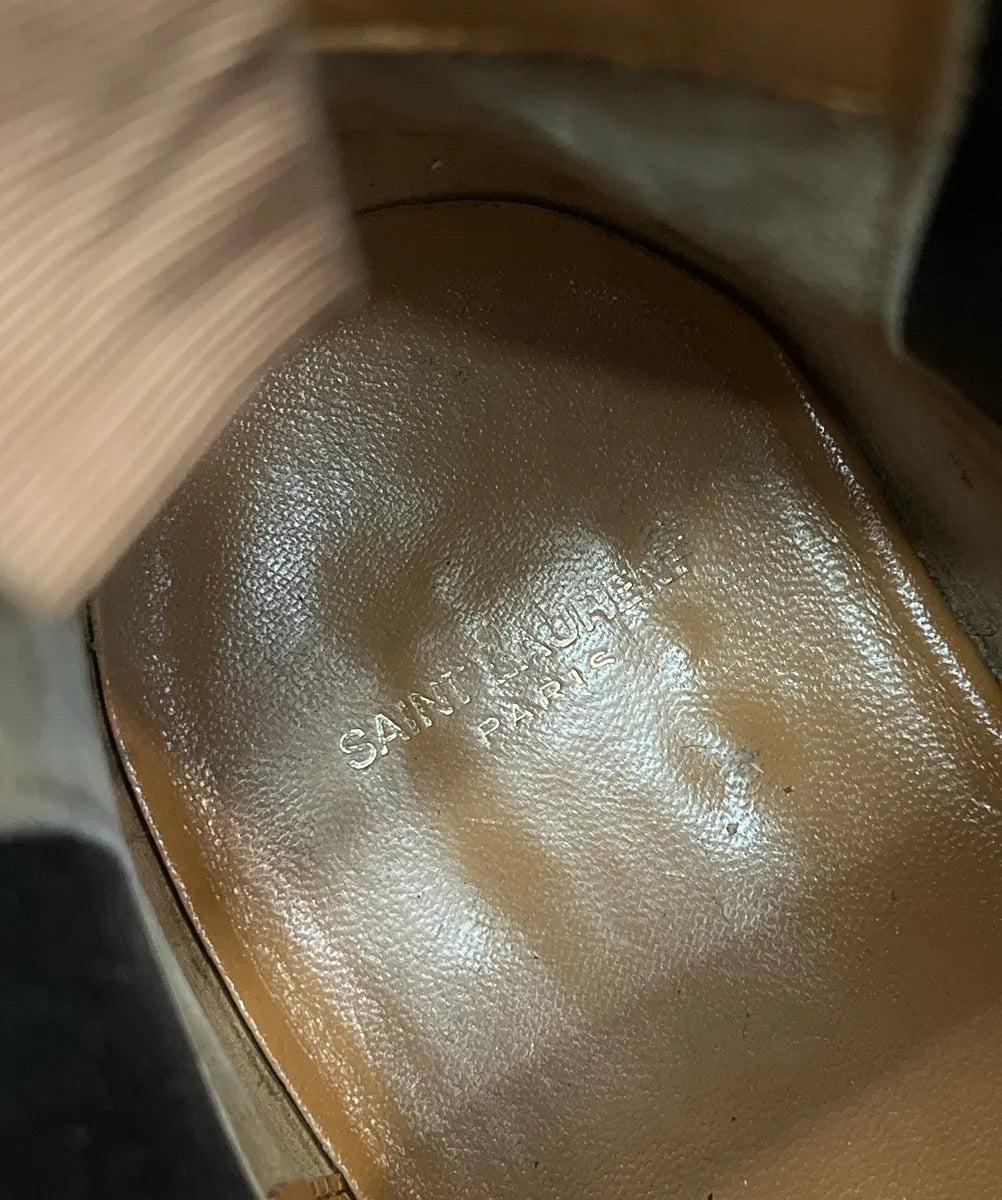 2010s Saint Laurent Beige Suede Chelsea Boots jKQvuuiR 8