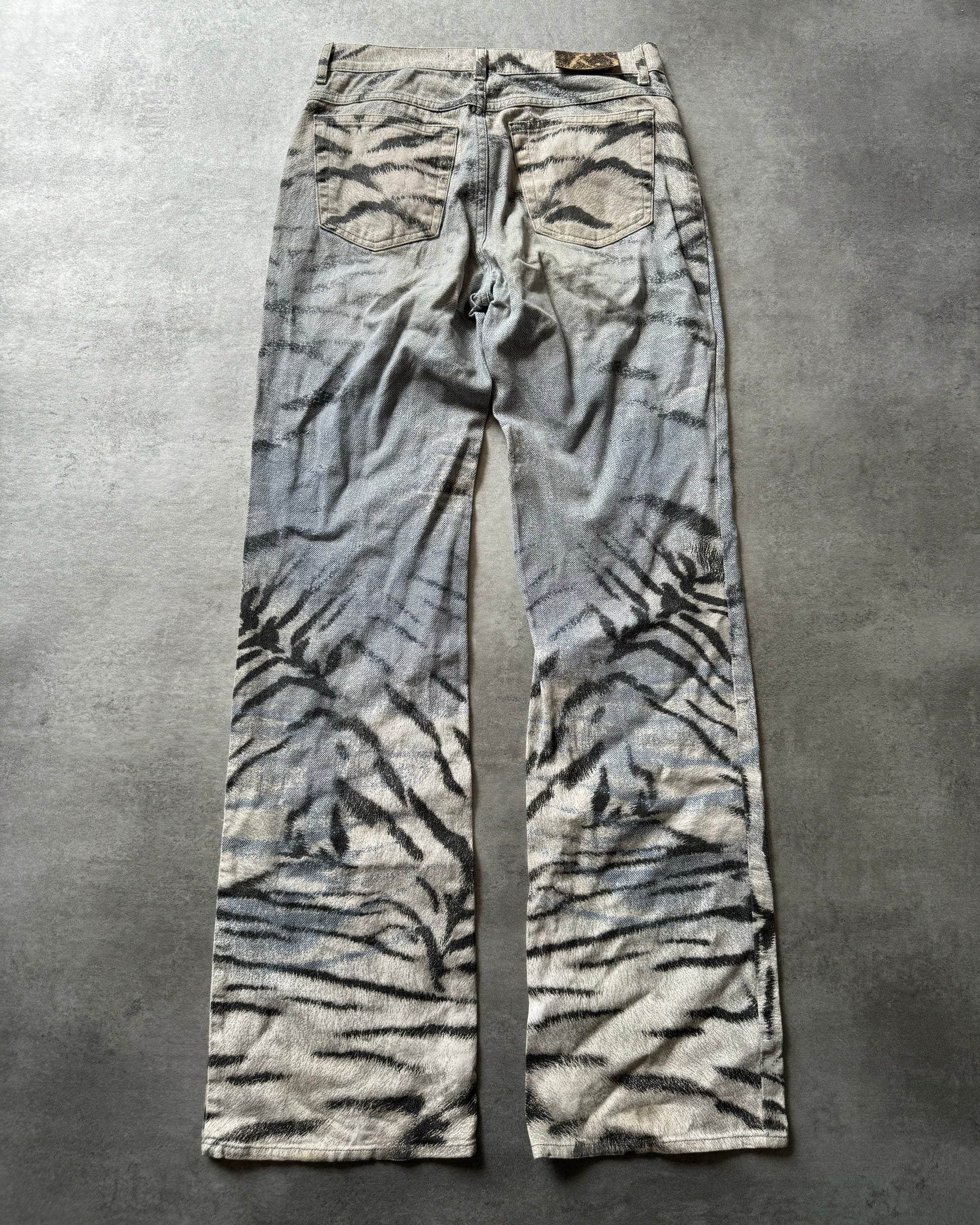 AW2002 Cavalli Safari Chic Zebra Jacket/Pants Set (S) - 11