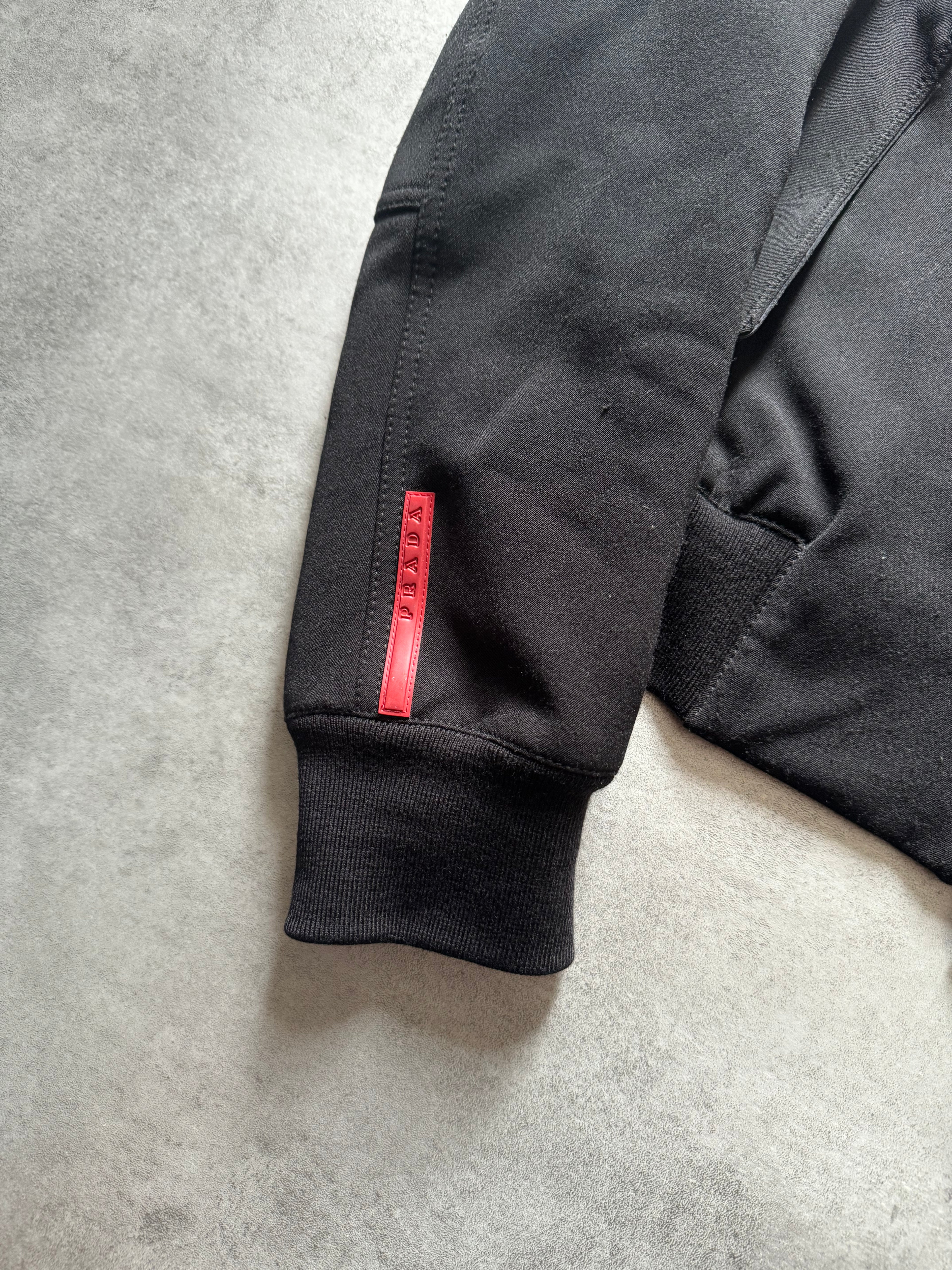 2000s Prada Black Minimalist Pure Jacket (M) - 8