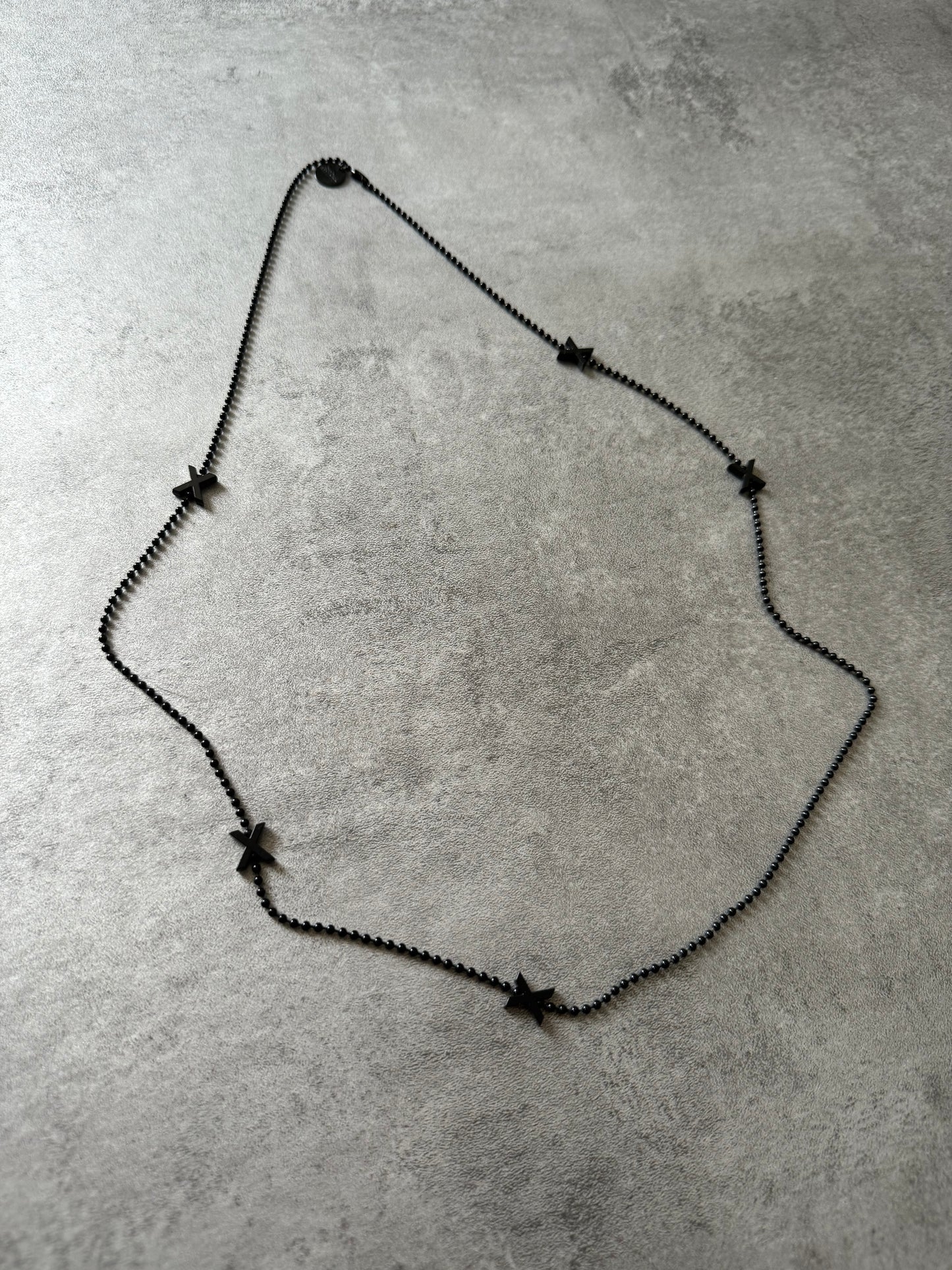 Jean Paul Gaultier Black Grunge Necklace (OS) - 5