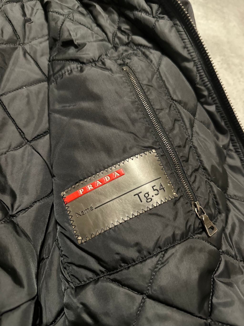 2000s Prada Black Aviator Cozy Bomber Jacket (L) - 8