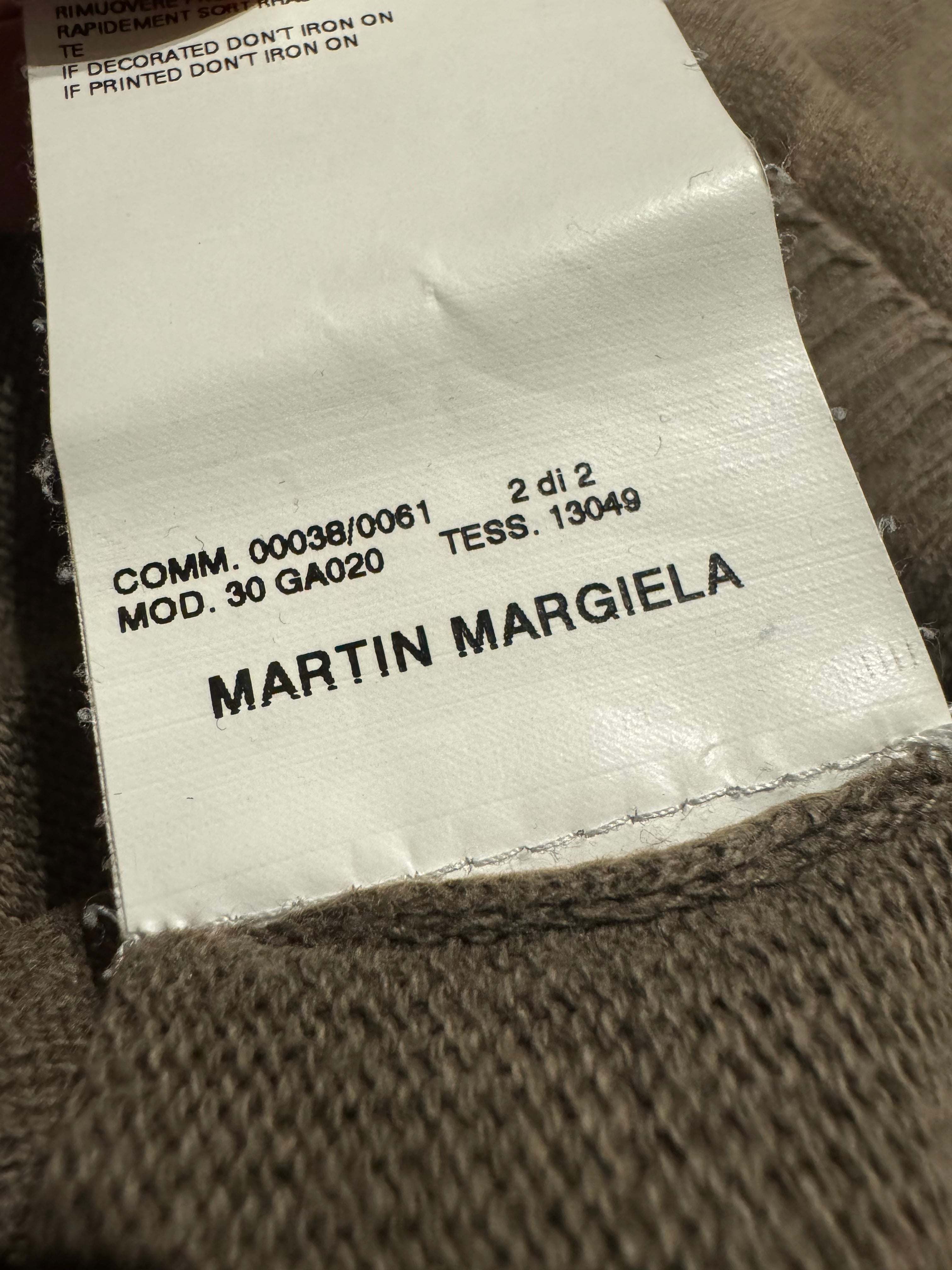 2000s Maison Martin Margiela Brown Faded V Sweater (M) - 6