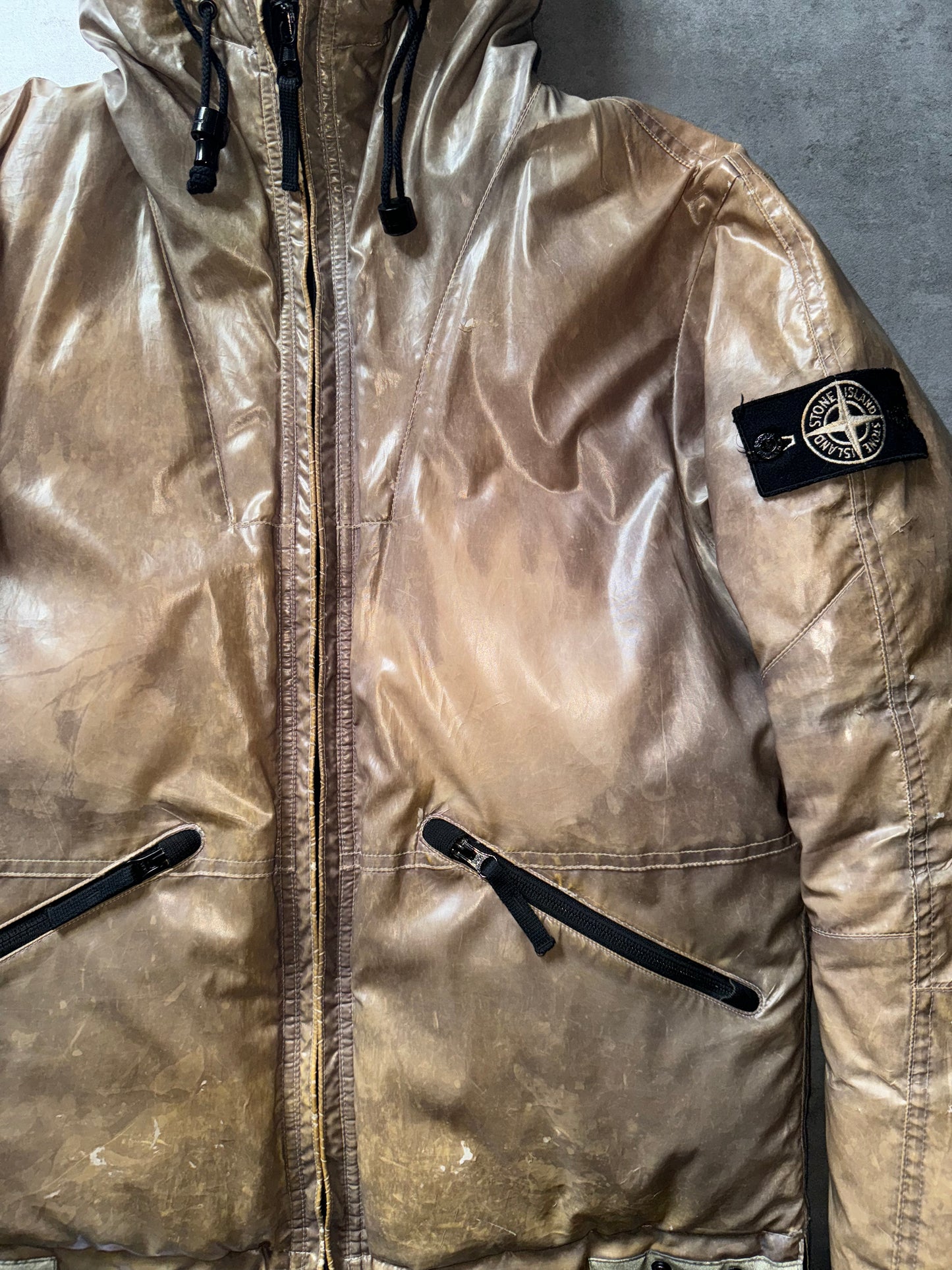 AW2009 Stone Island Ice Termo Camel Jacket  (M) - 5