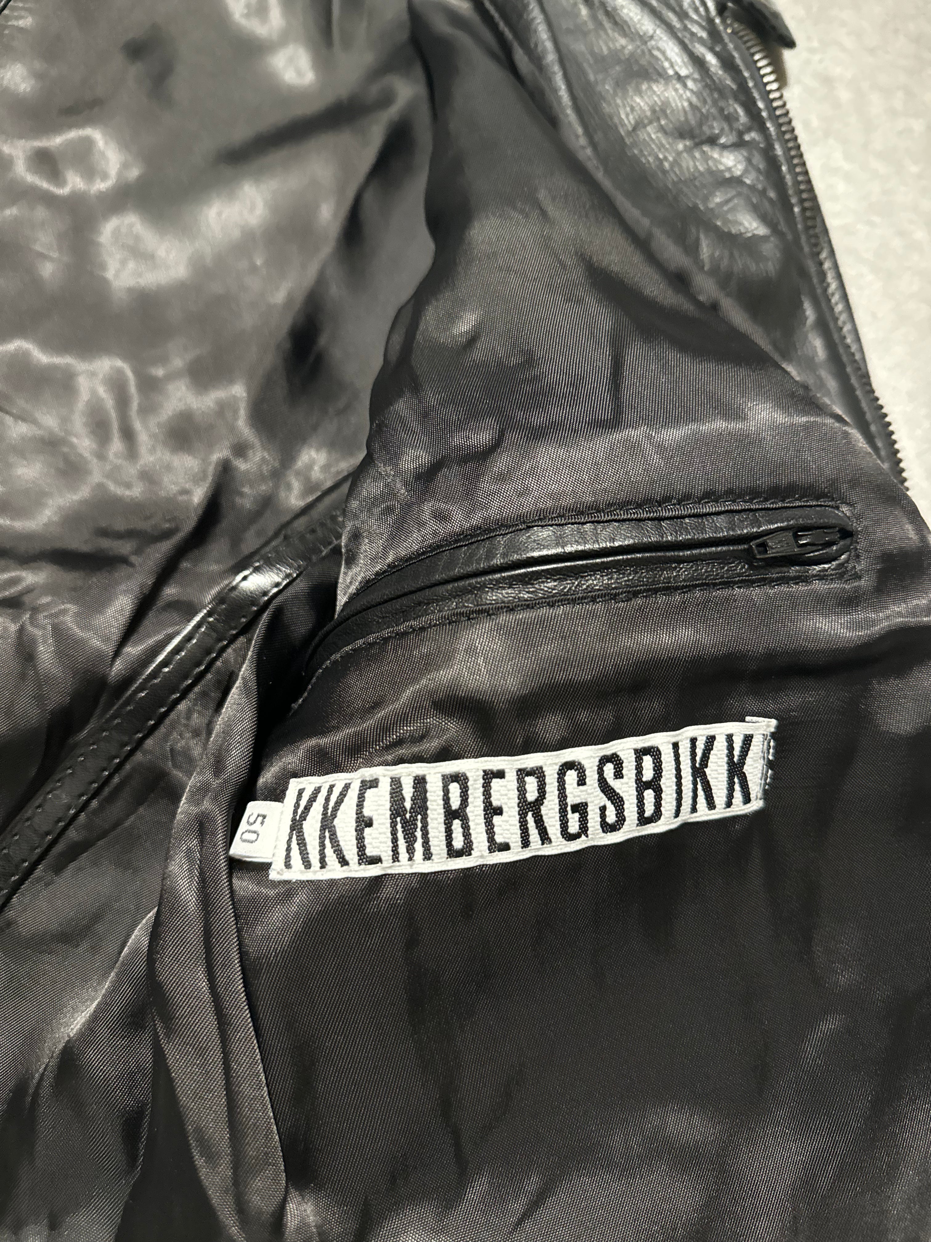 2000s Dirk Bikkembergs Avant-Garde Black Leather Jacket (M) - 6