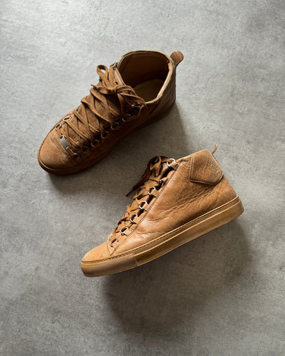 Balenciaga Arena High Camel Leather (40) - 7