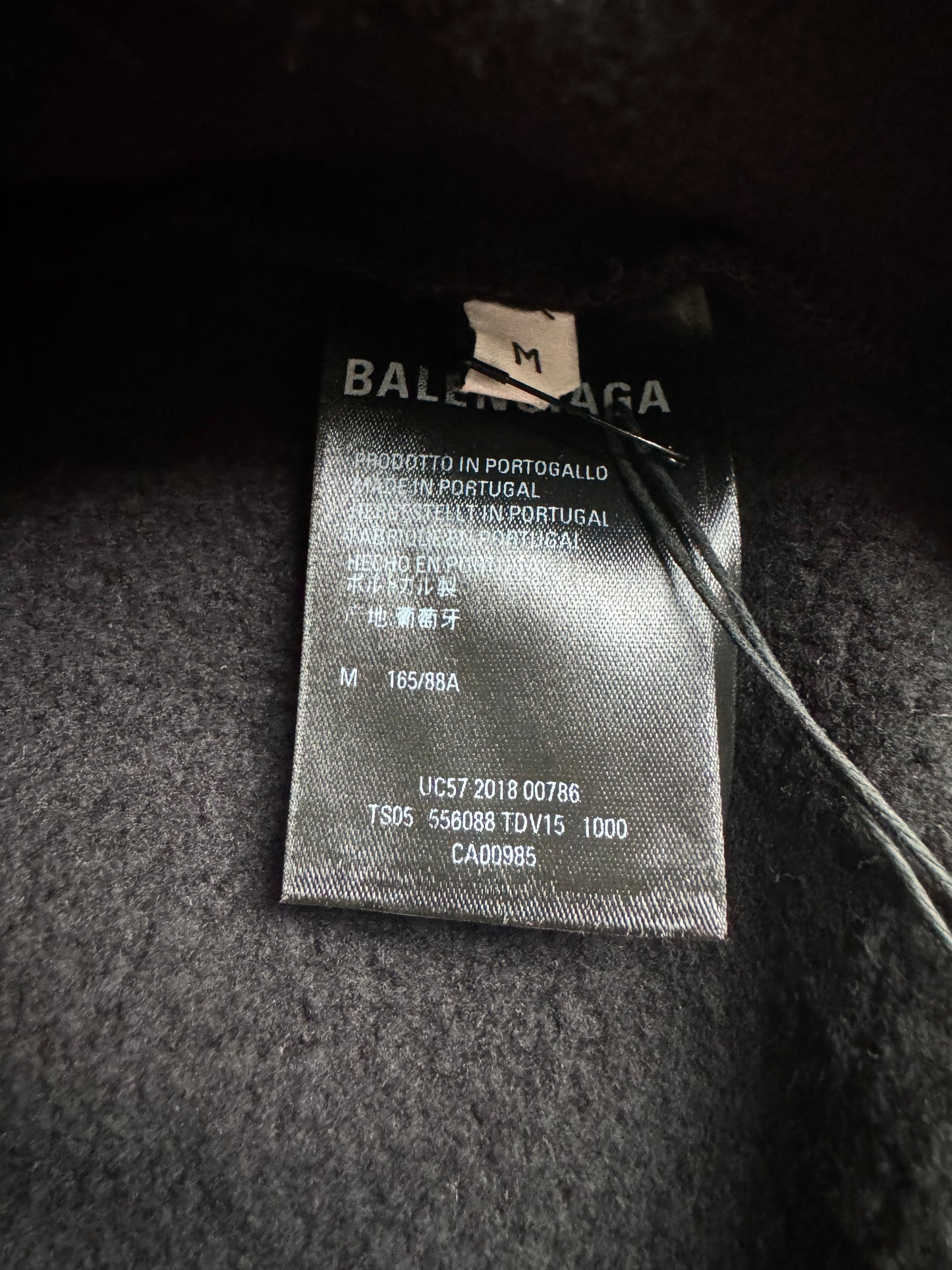 AW2018 Balenciaga Speedhunters Zip-up Black Hoodie (XS) - 9