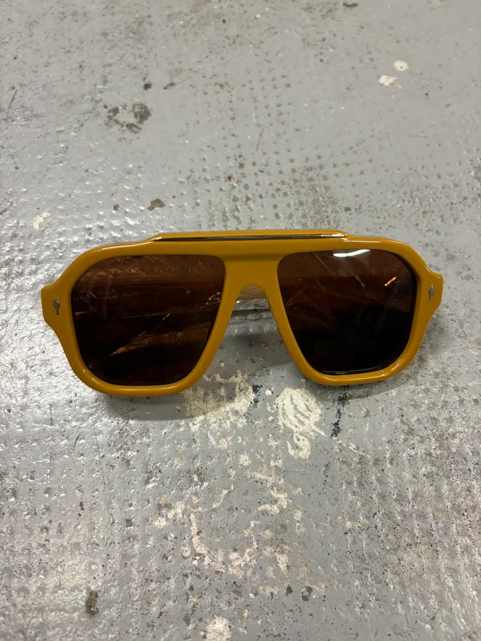 Jacques Marie Mage Aviator Camel Sunglasses QKVEcOl 4