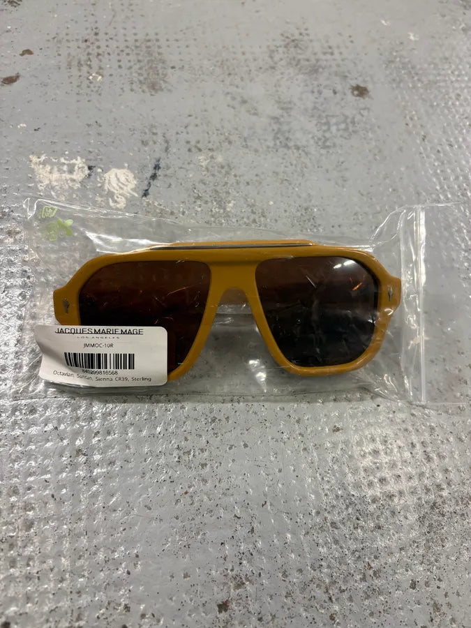 Jacques Marie Mage Aviator Camel Sunglasses QKVEcOl 8
