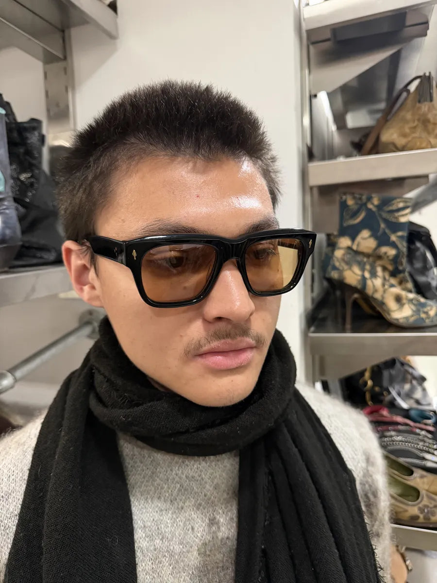 Jacques Marie Mage Black Johnny Cash Sunglasses QSqVYNw 1