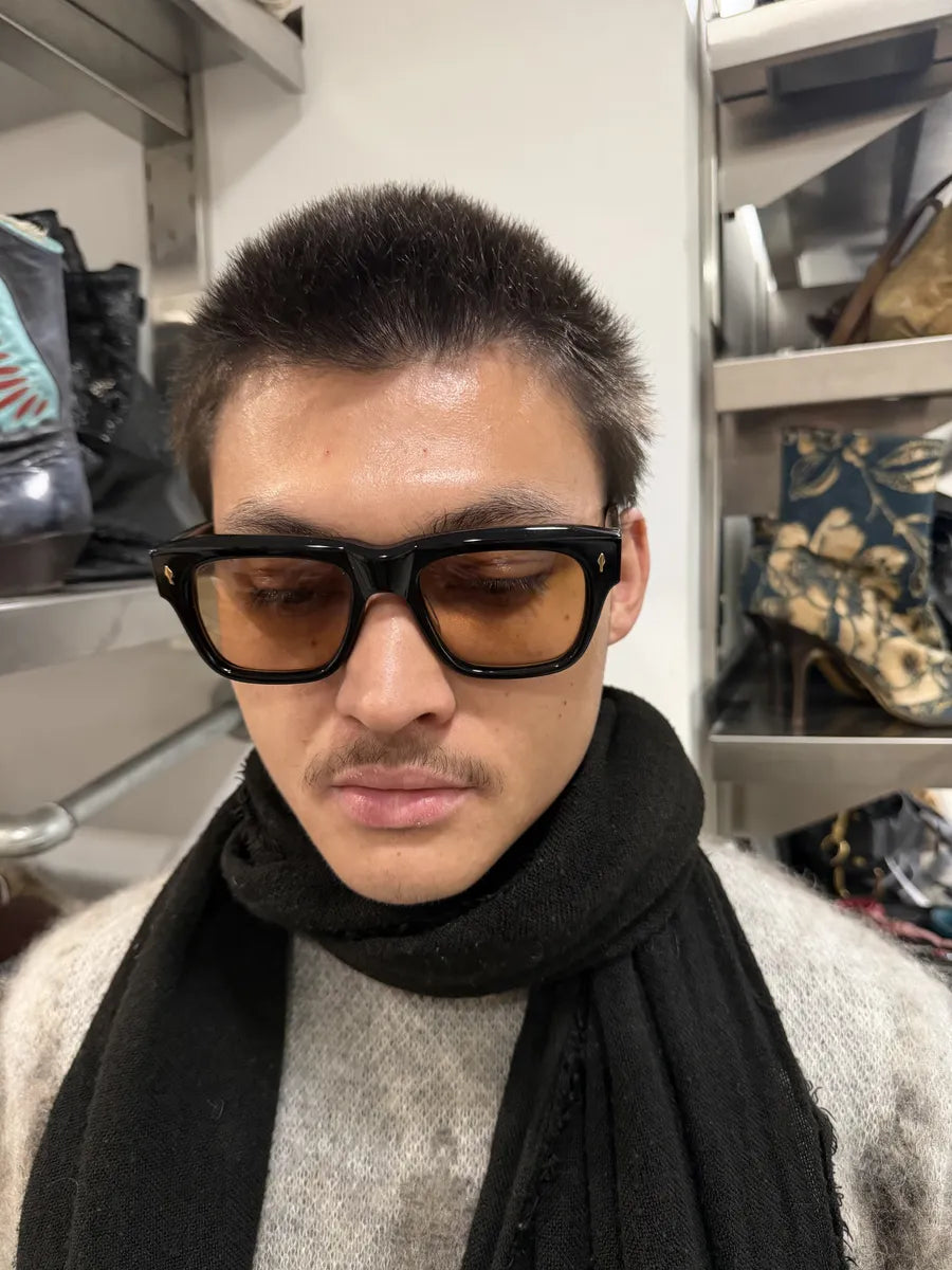 Jacques Marie Mage Black Johnny Cash Sunglasses QSqVYNw 3