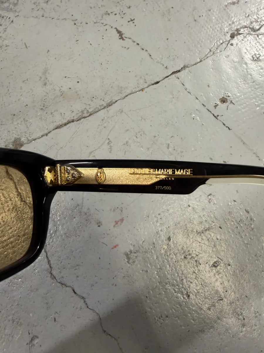 Jacques Marie Mage Black Johnny Cash Sunglasses QSqVYNw 9