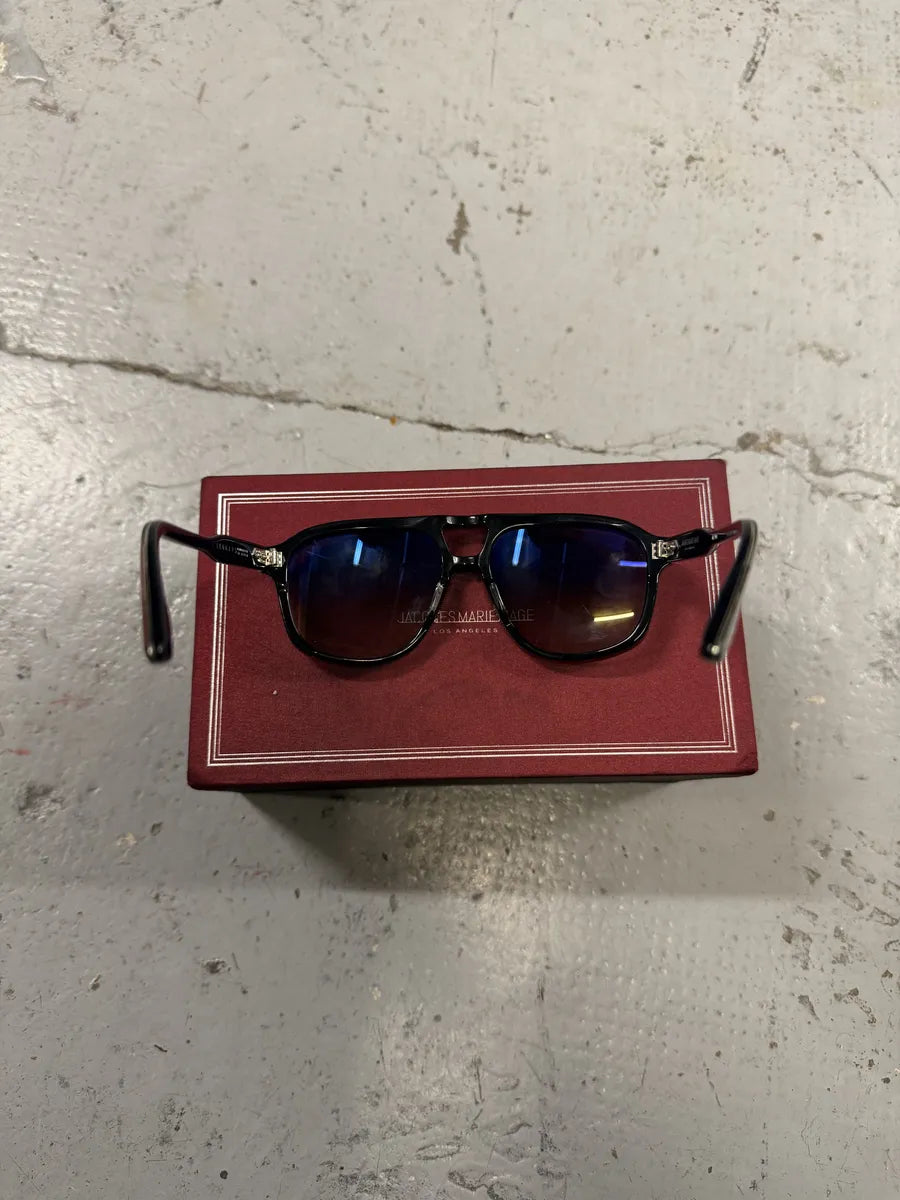 Jacques Marie Mage Black Leonard Japan Aviator Sunglasses MCzFhEG 1