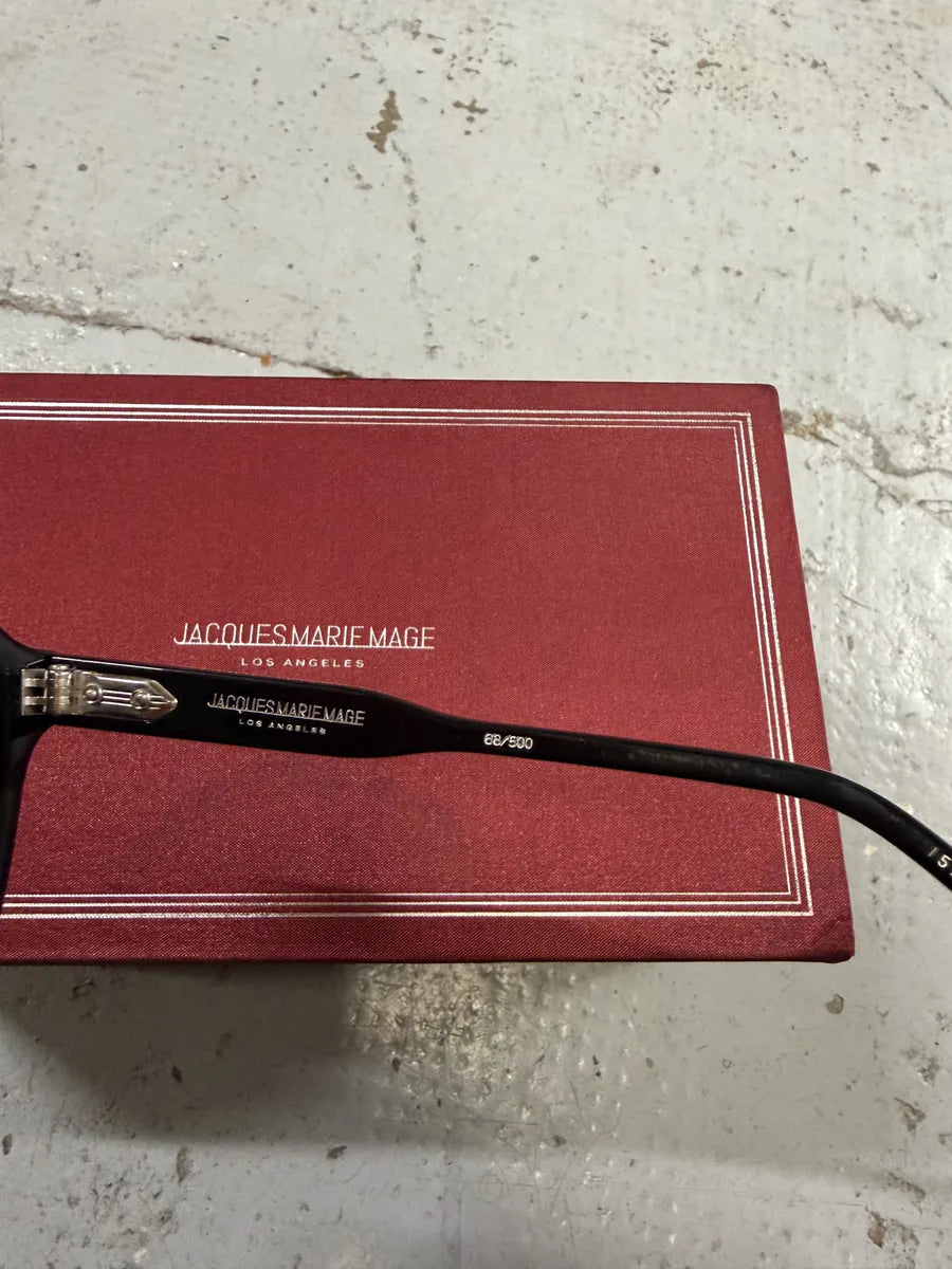 Jacques Marie Mage Black Leonard Japan Aviator Sunglasses MCzFhEG 11