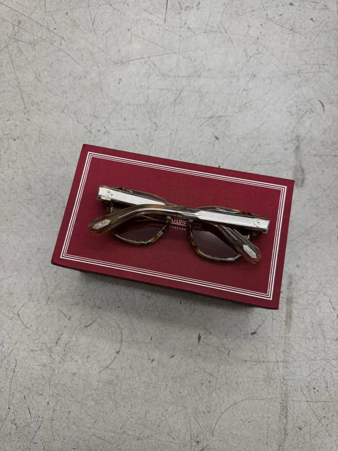 Jacques Marie Mage Jules 10th Anniversary Brown Acetate Sunglasses vFCoZDn 10