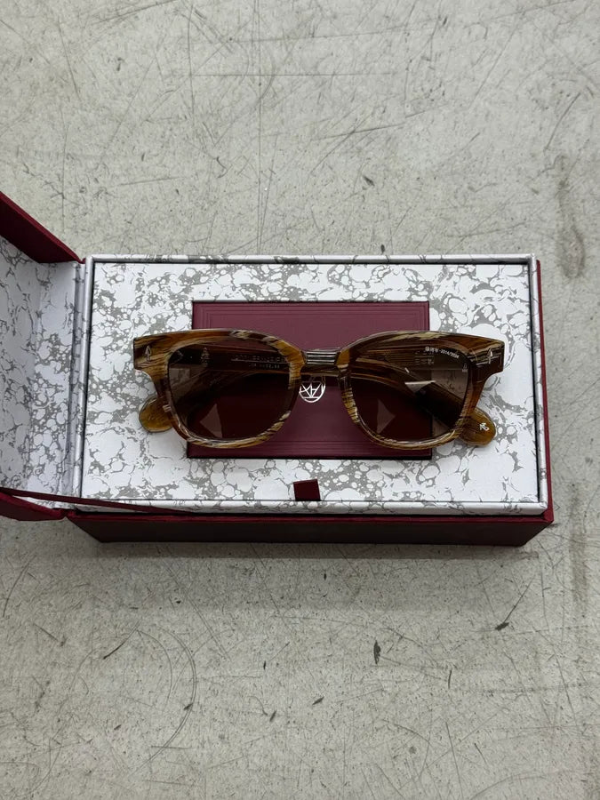 Jacques Marie Mage Jules 10th Anniversary Brown Acetate Sunglasses vFCoZDn 4