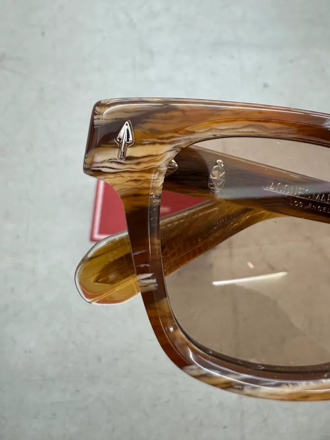 Jacques Marie Mage Jules 10th Anniversary Brown Acetate Sunglasses vFCoZDn 5