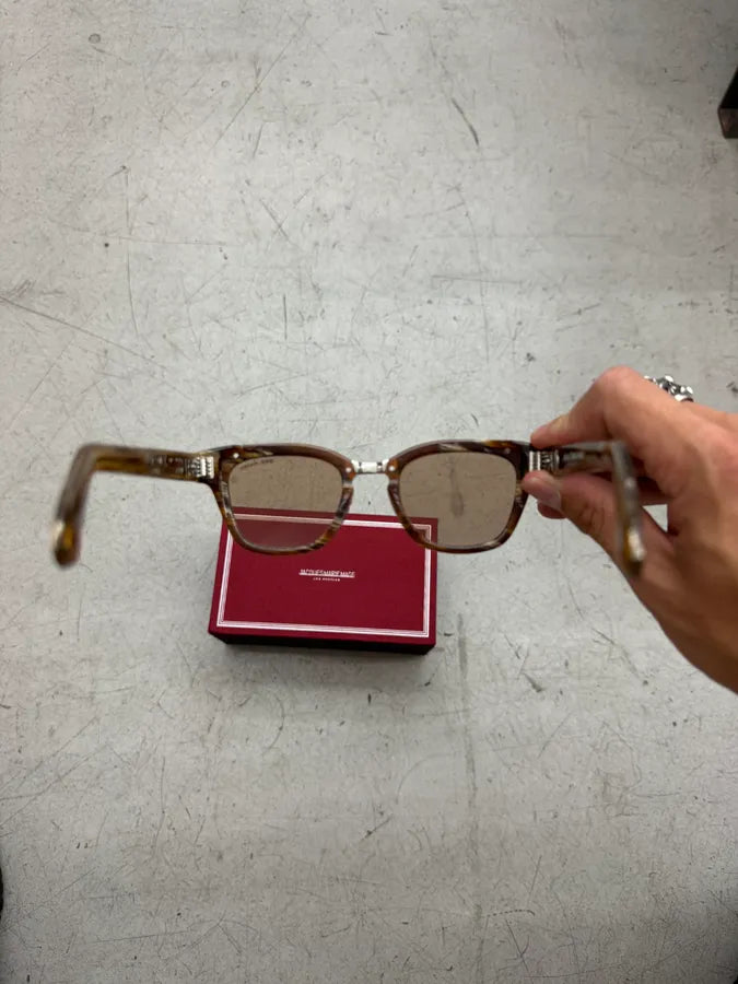 Jacques Marie Mage Jules 10th Anniversary Brown Acetate Sunglasses vFCoZDn 8
