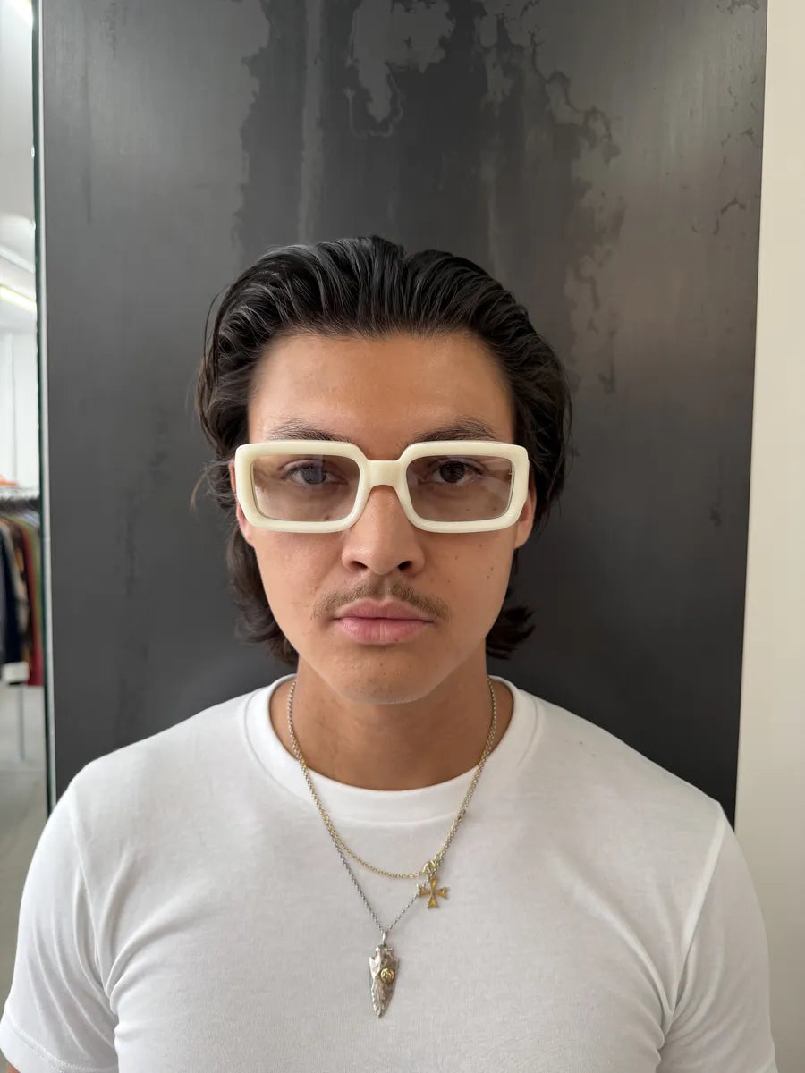 Jacques Marie Mage White Vera Italian Glasses ZFBaQzO 5
