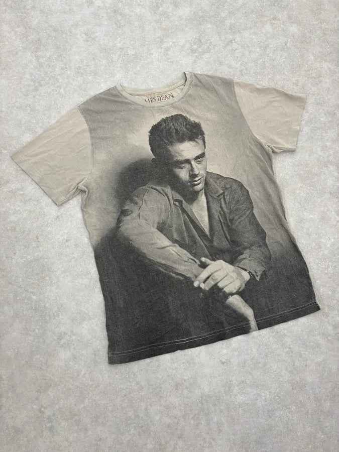 James Dean Propaganda Grey T-Shirt LJUIPvj 3