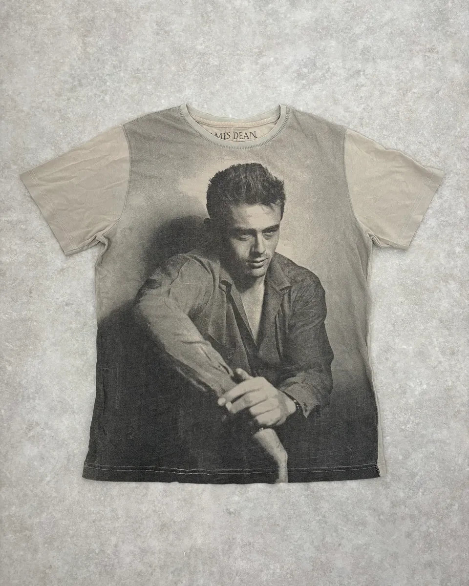 James Dean Propaganda Grey T-Shirt LJUIPvj 2