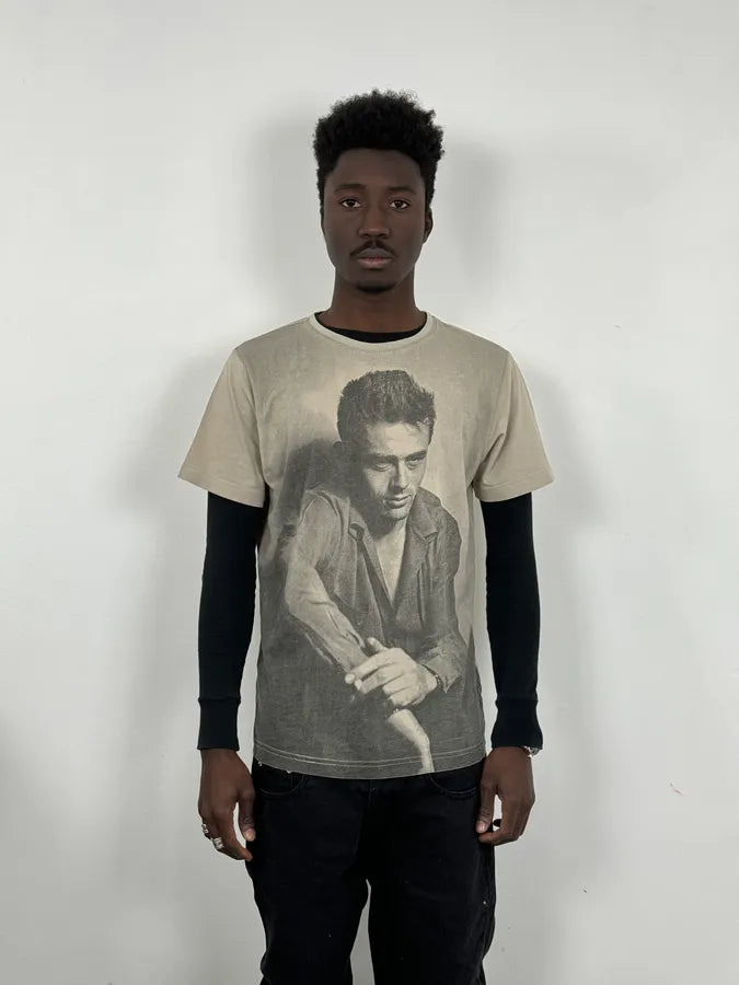 James Dean Propaganda Grey T-Shirt LJUIPvj 0
