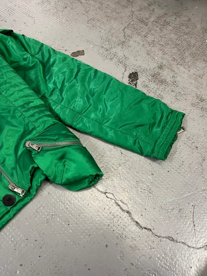 JC de Castelbajac Multi-Pocket Green Light Aviator Jacket geKFWEX 5