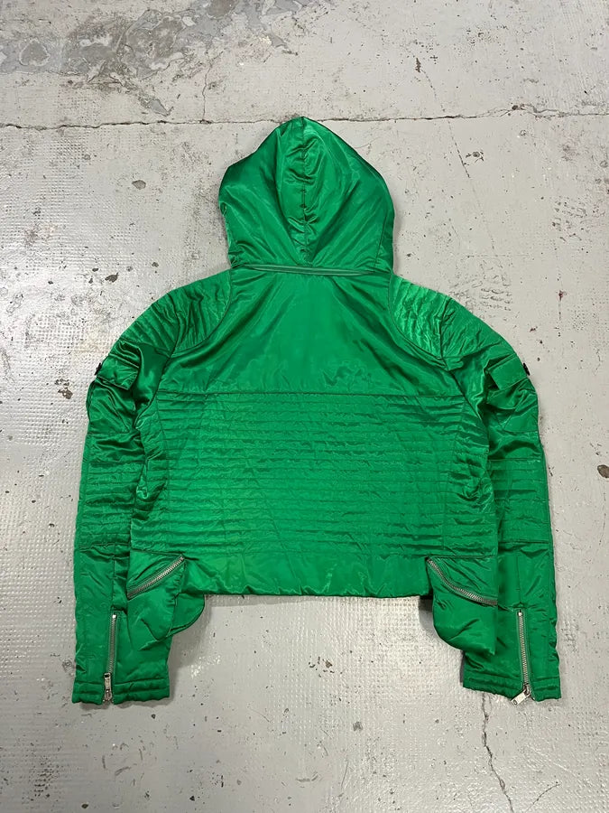 JC de Castelbajac Multi-Pocket Green Light Aviator Jacket geKFWEX 6