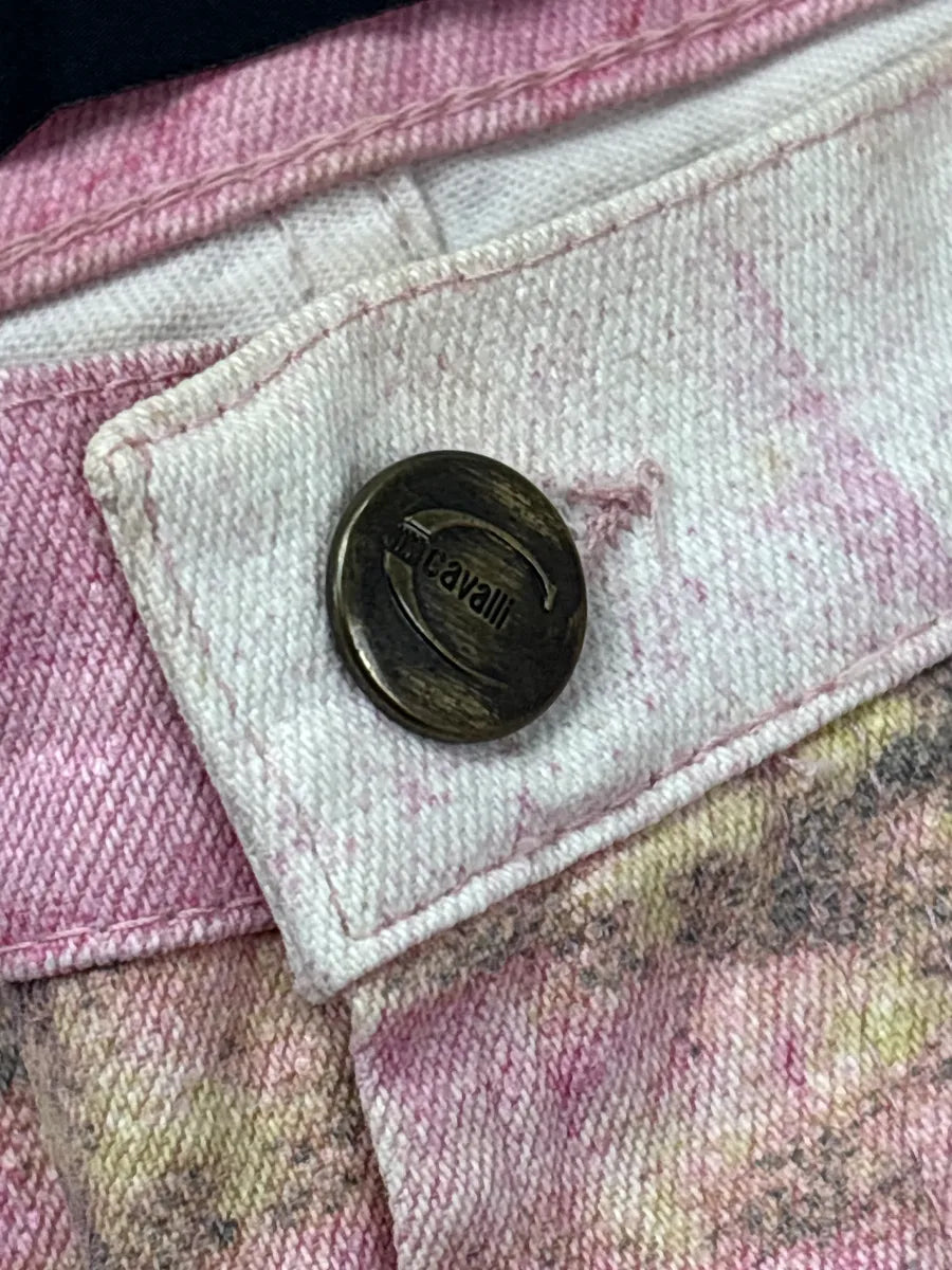 2000s Cavalli Pink Snake Effect Pants jcaQkoIm 11
