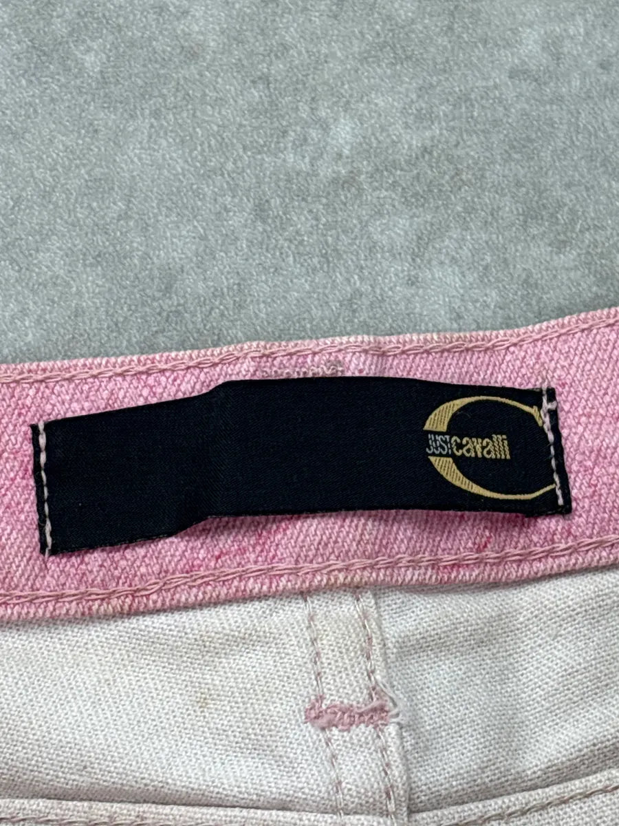 2000s Cavalli Pink Snake Effect Pants jcaQkoIm 13
