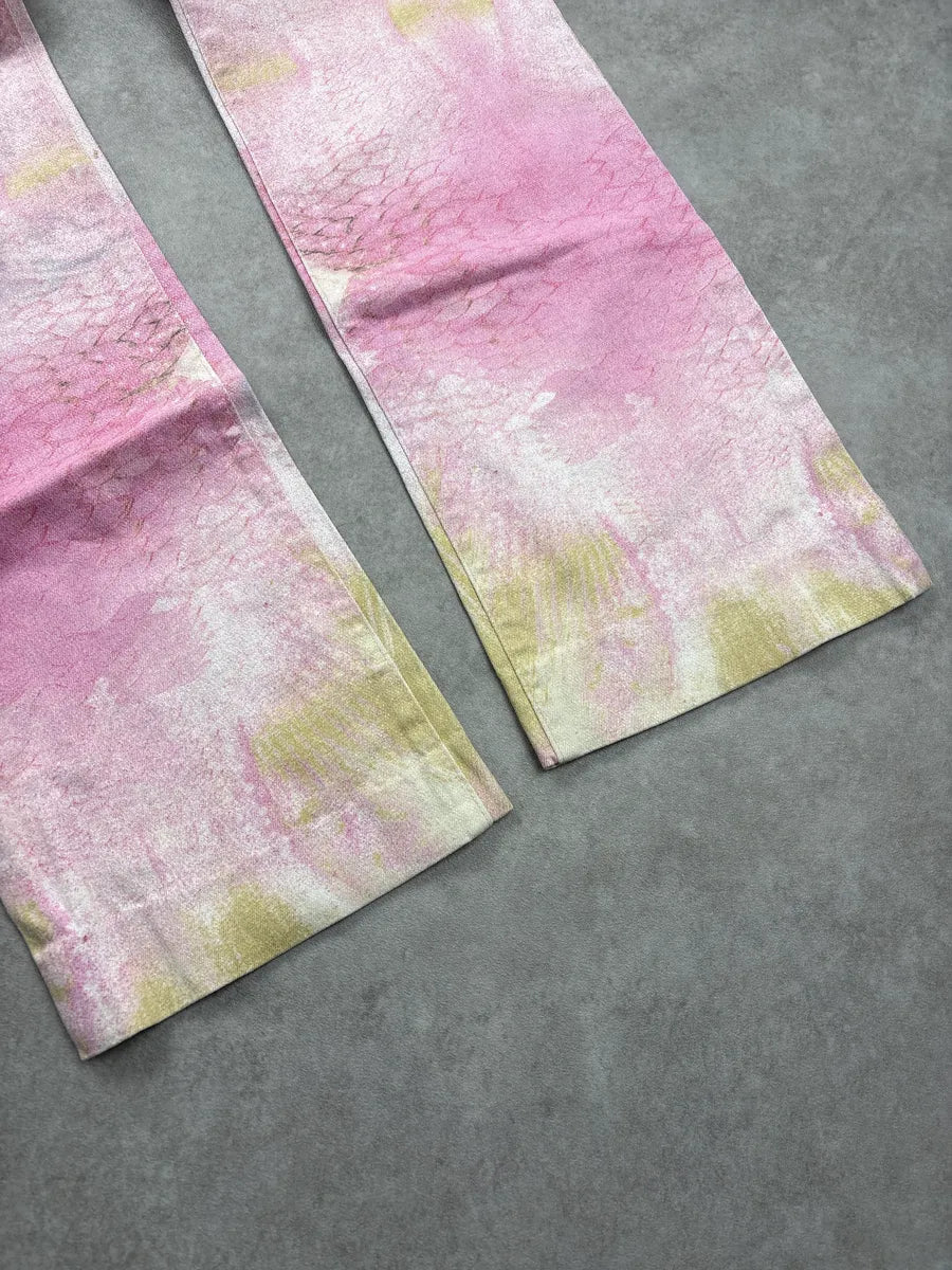 2000s Cavalli Pink Snake Effect Pants jcaQkoIm 7