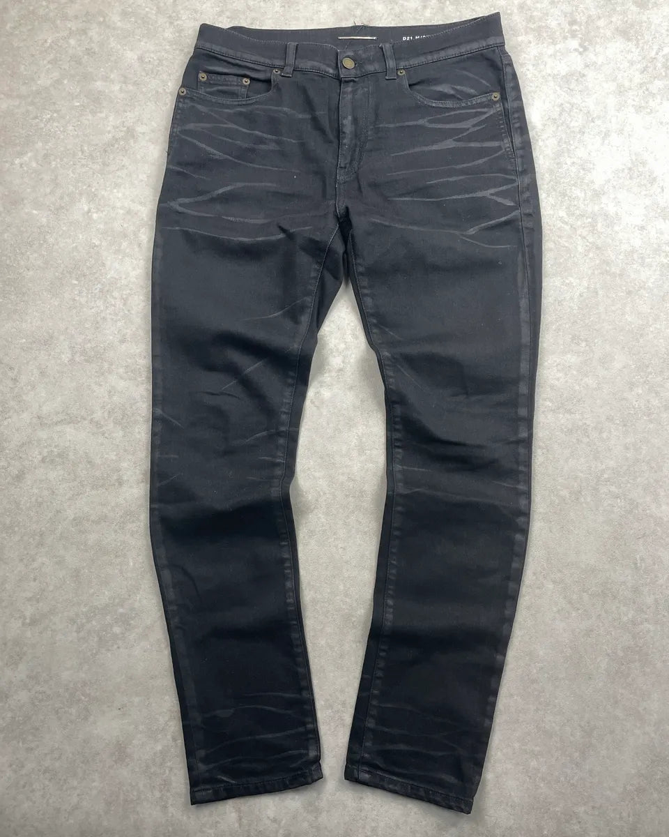 SS2019 Saint Laurent Black Denim Skinny Jeans jchfLYss 0