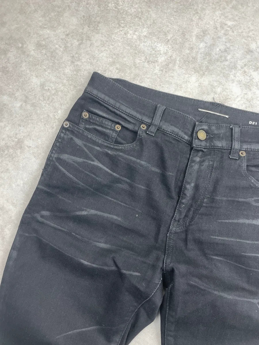SS2019 Saint Laurent Black Denim Skinny Jeans jchfLYss 6