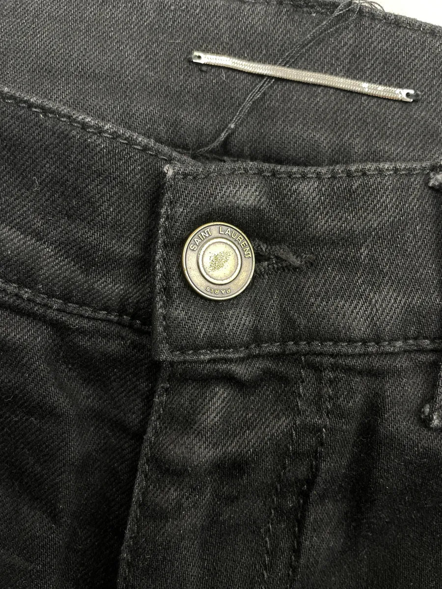 SS2019 Saint Laurent Black Denim Skinny Jeans jchfLYss 8