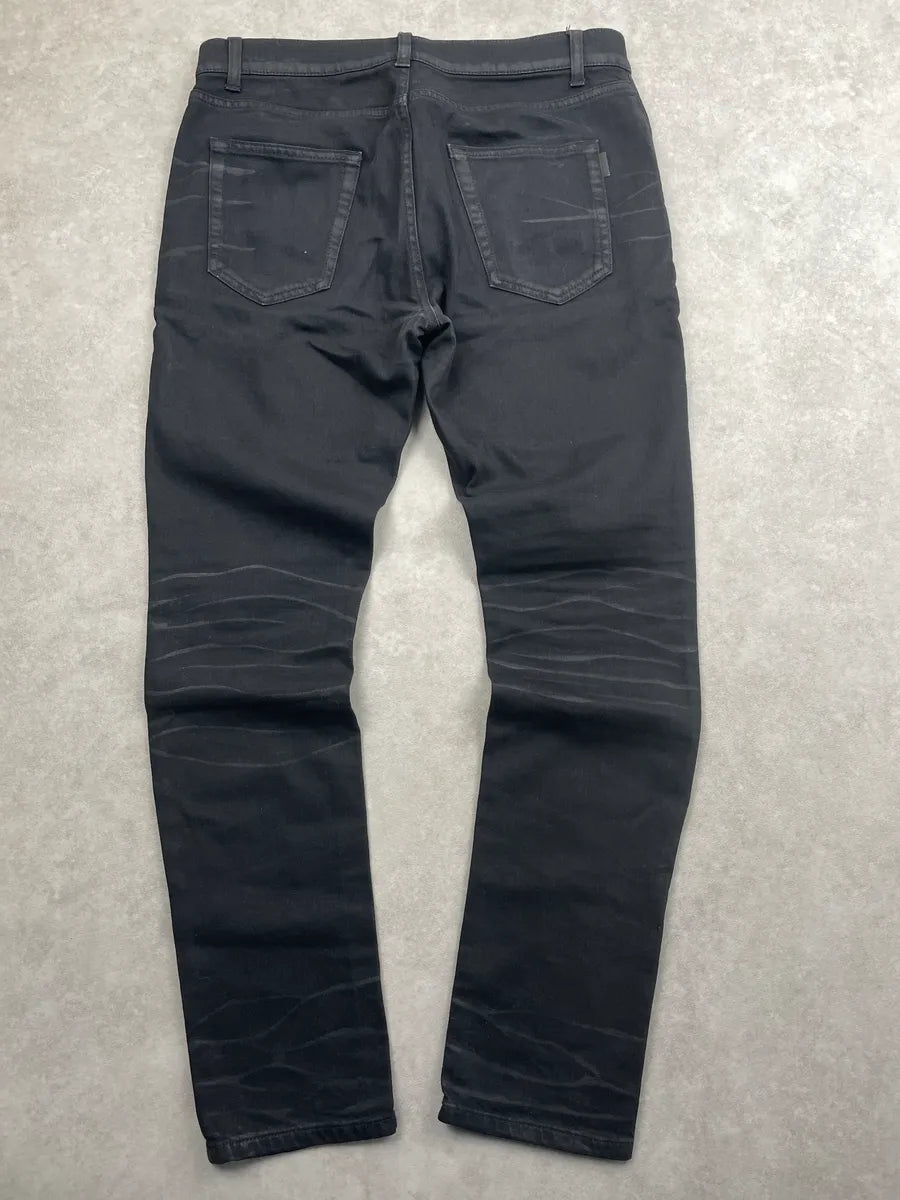 SS2019 Saint Laurent Black Denim Skinny Jeans jchfLYss 5