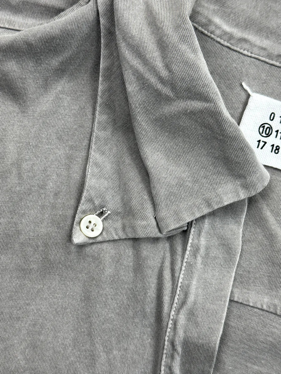 SS2001 Maison Martin Margiela Grey V-Neck Longsleeve Polo jdGdguRB 10