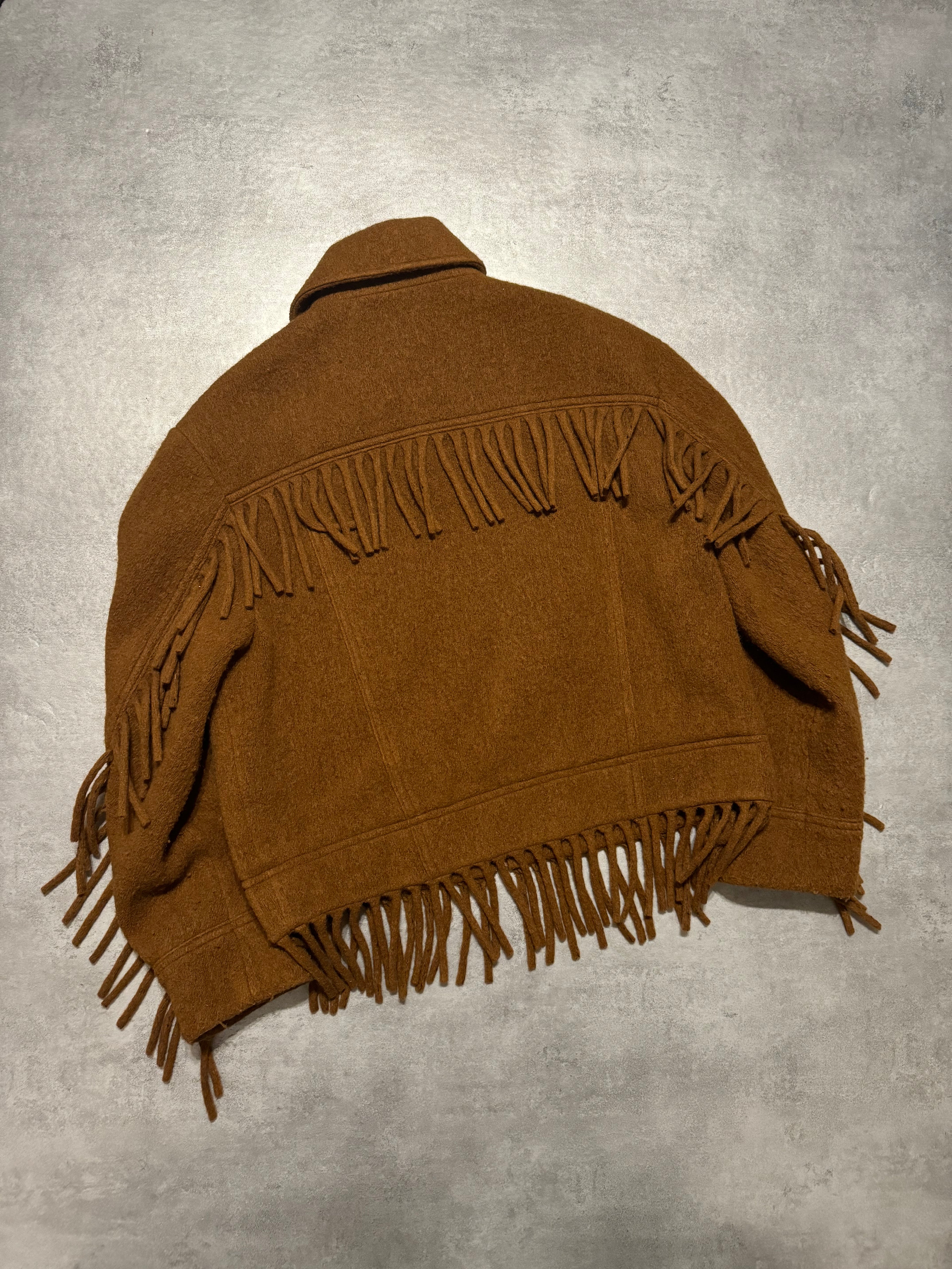 AW2021 Cavalli Cow-Boy Farwest Camel Coach Jacket (L) - 8